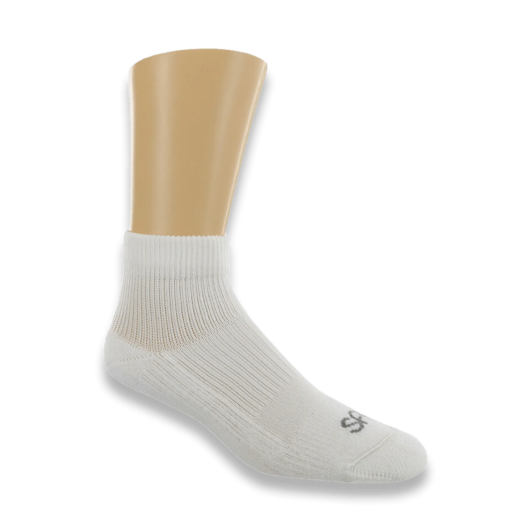 SAS Diabetic Quarter Crew Socks
