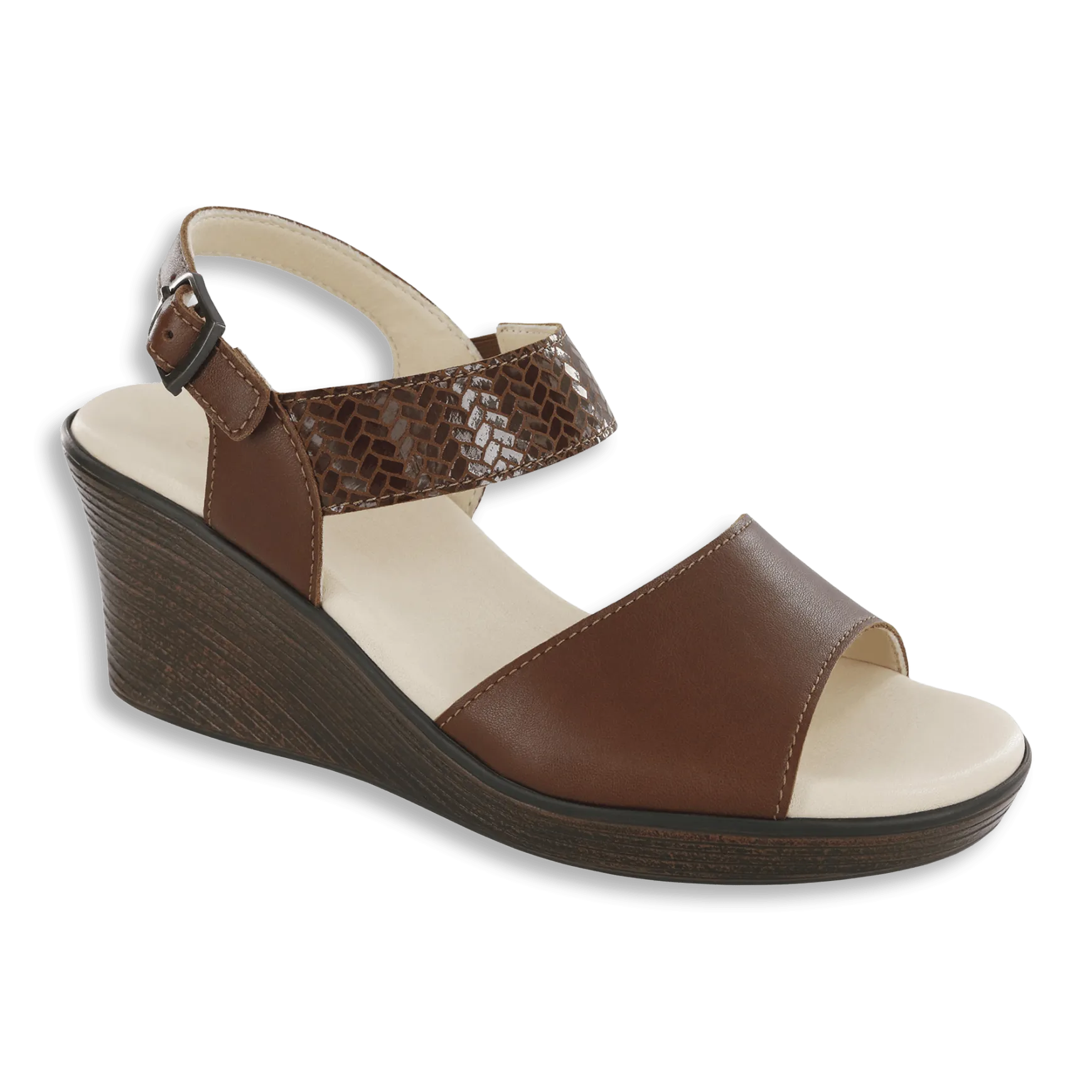 SAS Heather - Wedge Heel