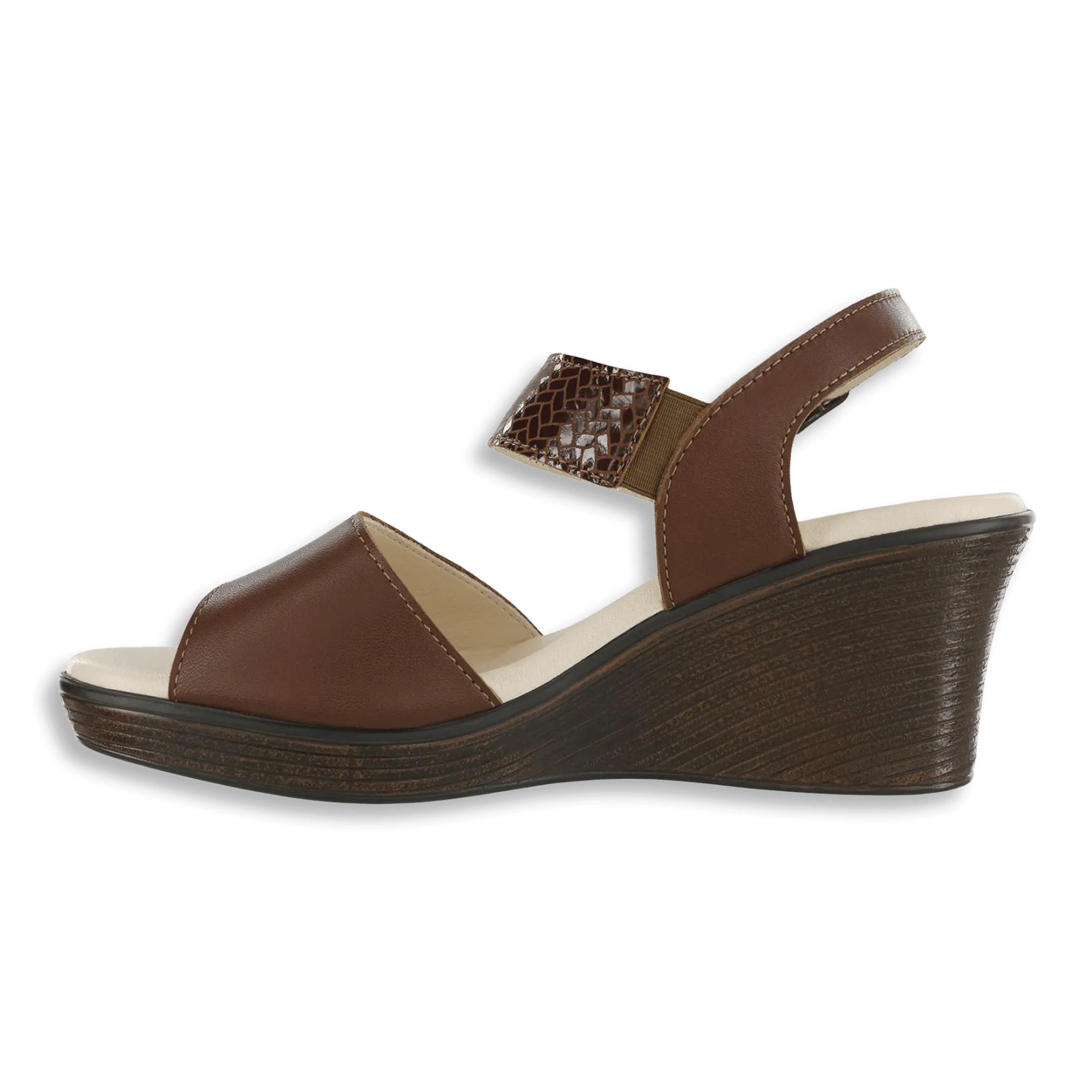 SAS Heather - Wedge Heel